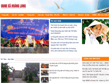 Tablet Screenshot of hoanglong.gov.vn